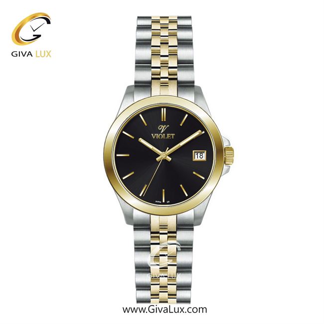 ساعت مچی اورجینال مردانه ویولت VIOLET نقره ای-طلایی | طلایی-نقره ای| مشکی| کد رفرنس 0555/2